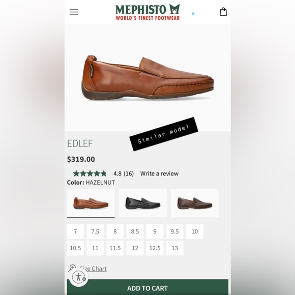 Mephisto Full Grain Leather Moccasin - Size 9 - Picture 9 of 9